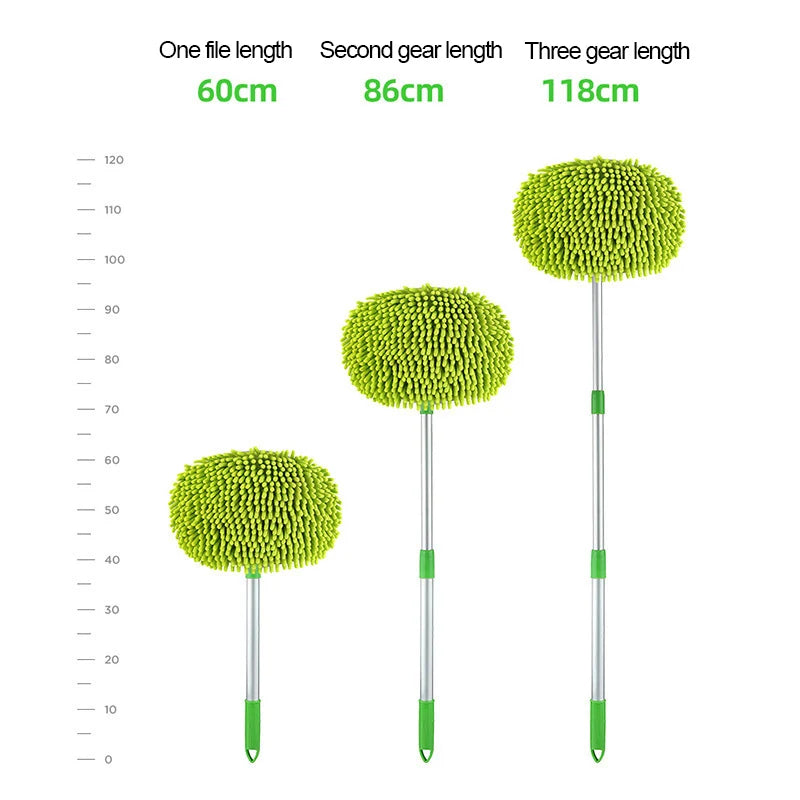 Easy to use Car Cleaning Brush Detailing Adjustable Super absorbent Car Wash Brush Telescoping Long Handle Cleaning Mop Auto Accessories